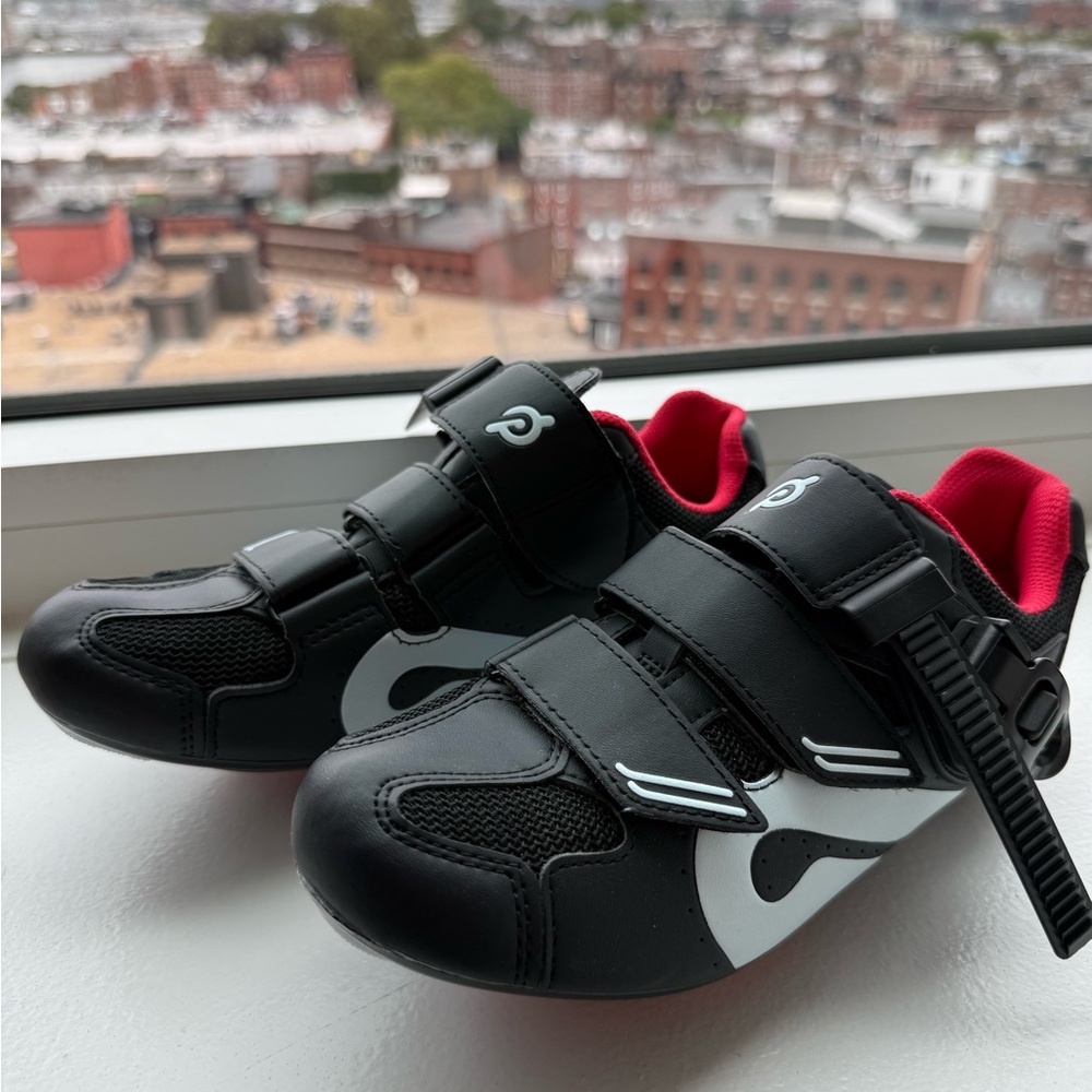 Peloton Black and White Athletic Shoes